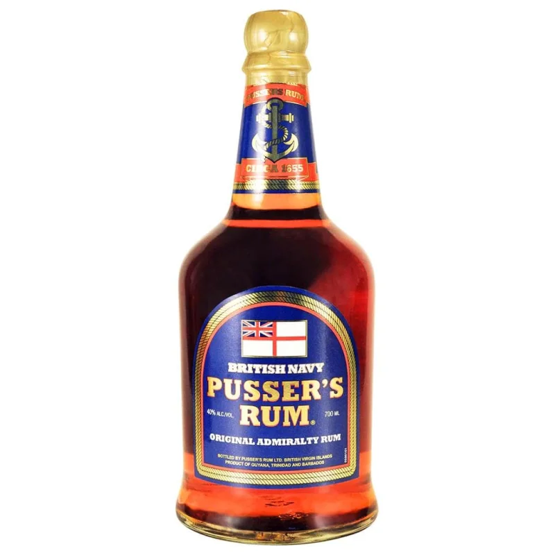 PUSSER’S RUM NAVY BLUE LABEL RUM 40% 700ML
