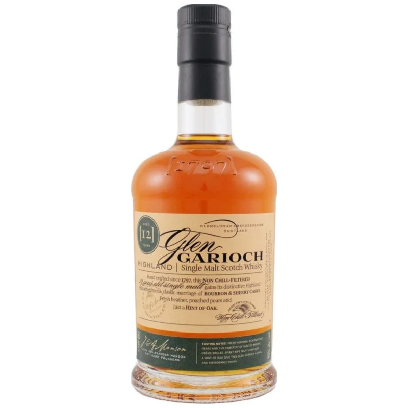 Glen Garioch 12 Year Old Single Malt Scotch Whisky 700ML