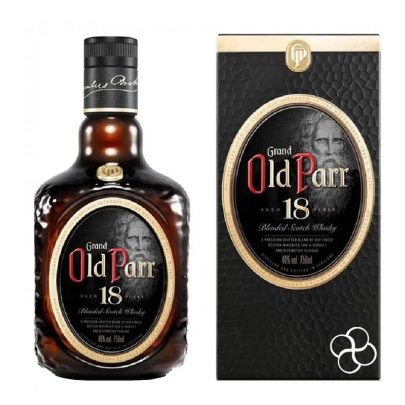 GRAND OLD PARR 18 YEAR OLD SCOTCH WHISKY 40% 750ML