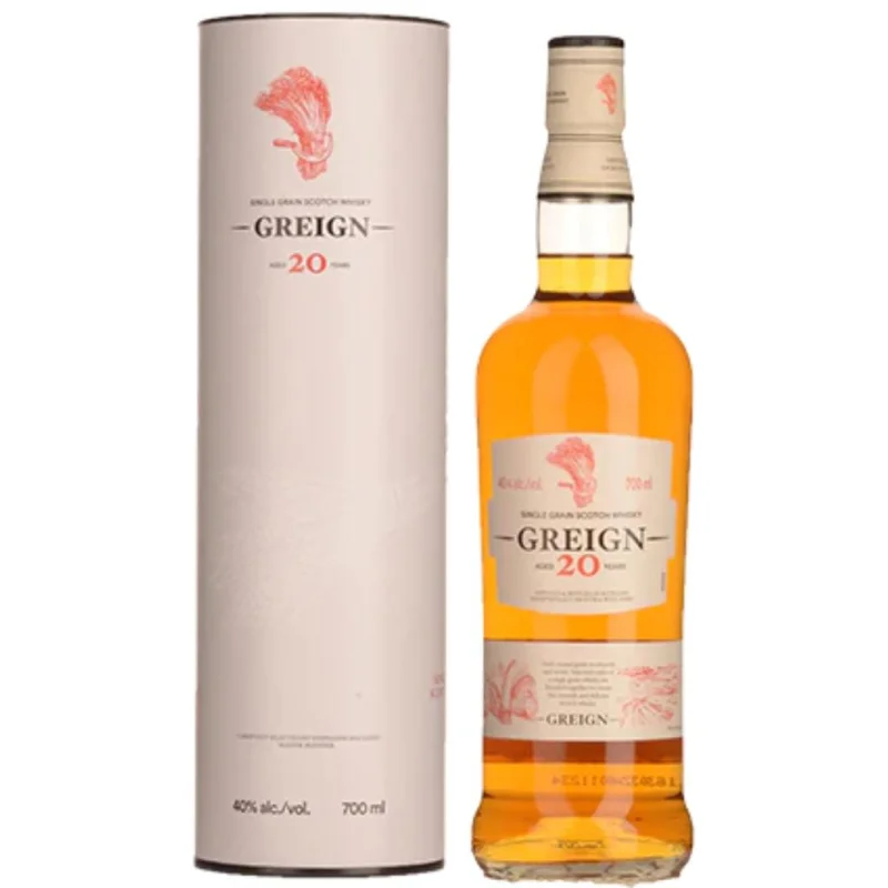 GREIGN 20 YEAR OLD SINGLE GRAIN SCOTCH WHISKY 40% 700ML