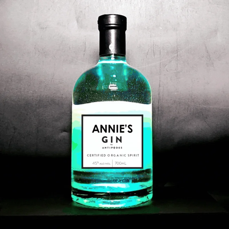 Personalised Antipodes Organic Gin – Vivid Lights Edition 45% ABV 700ml