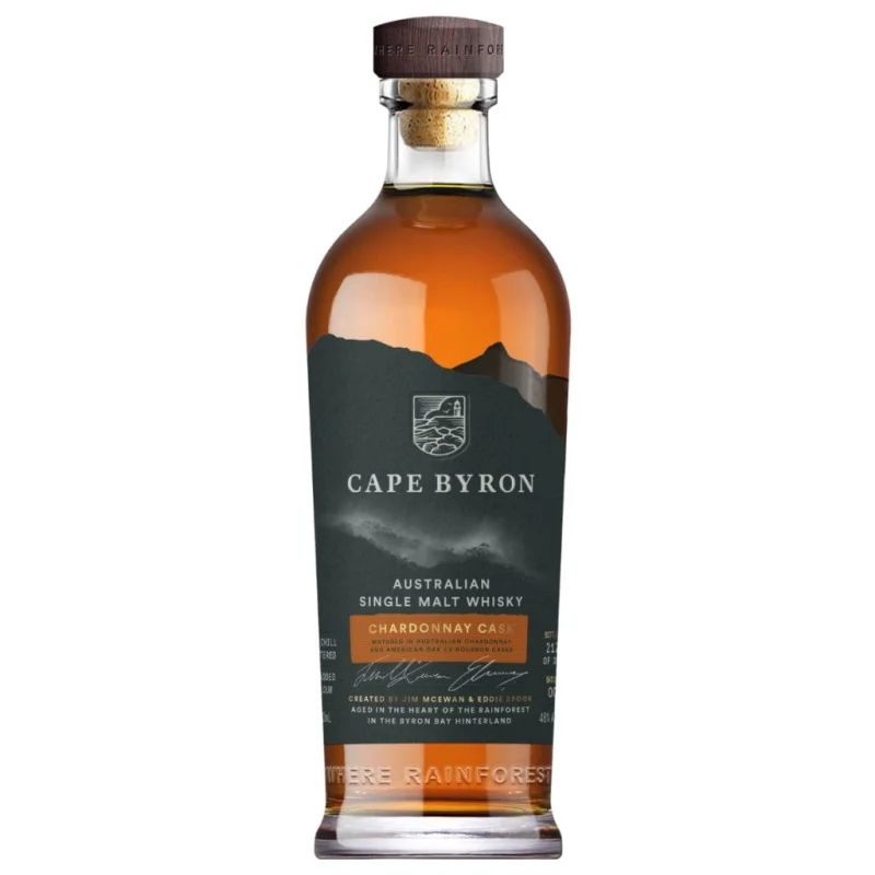 Cape Byron Chardonnay Cask Single Malt Whisky 700ML