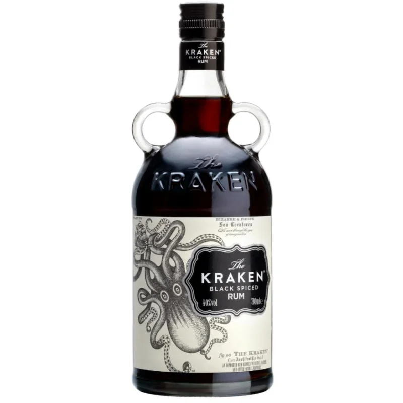 PERSONALISED KRAKEN BLACK SPICED RUM 40% 700ML