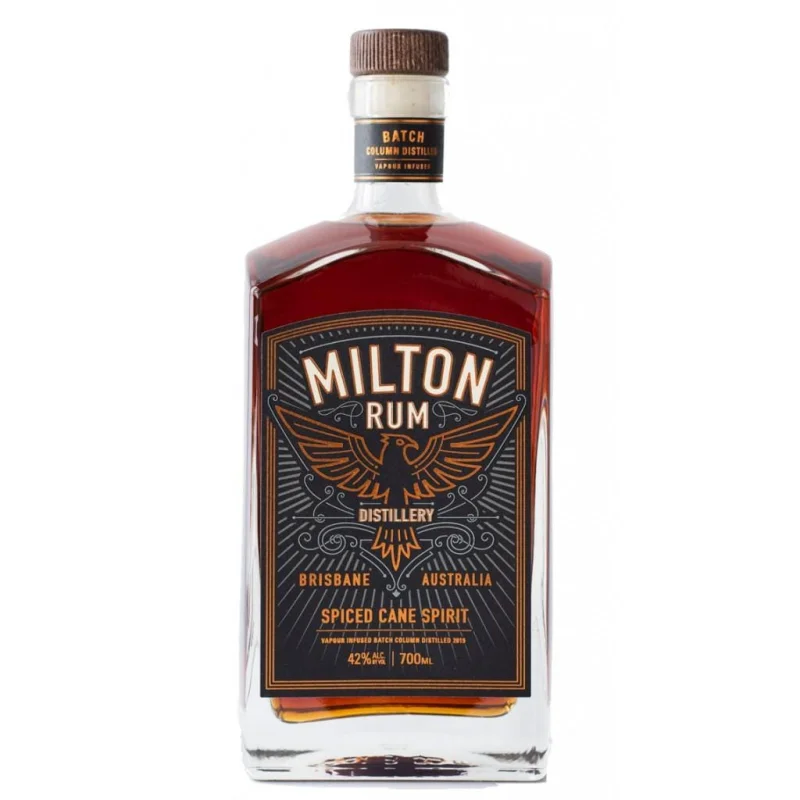 PERSONALISED MILTON RUM SPICED CANE SPIRIT 42% 700ML