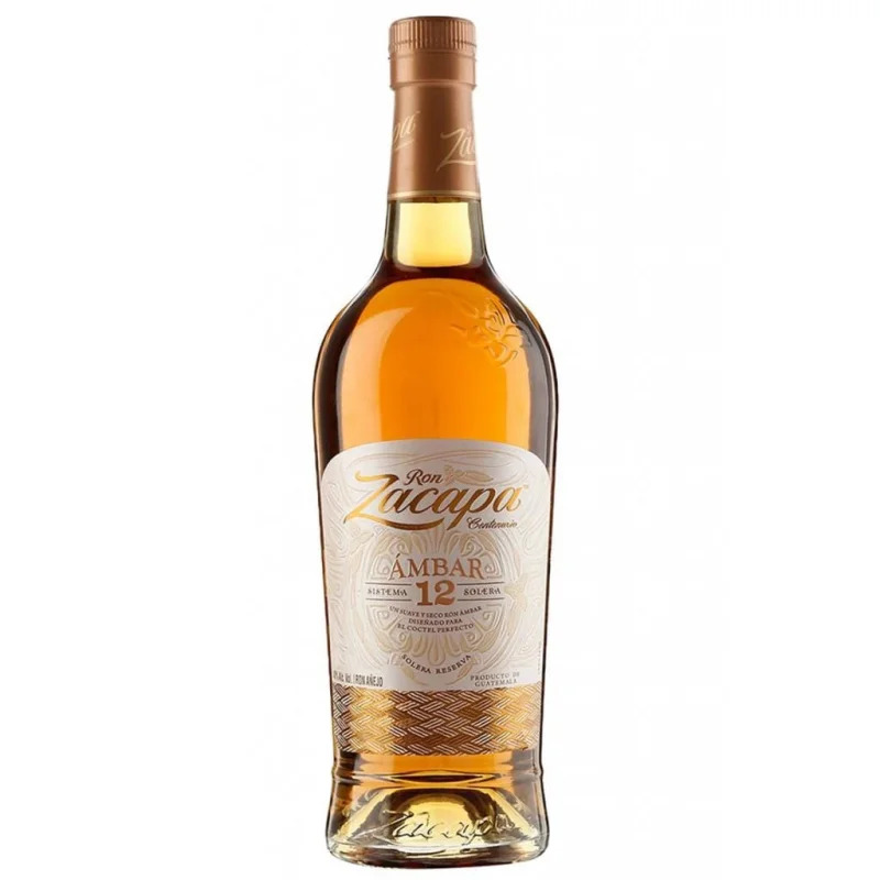ZACAPA CENTENARIO AMBAR 12 YEAR OLD RUM 40% 1LT