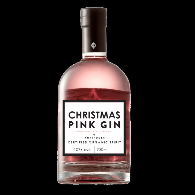 Christmas Edition Antipodes Organic PINK Gin 40% 700ml
