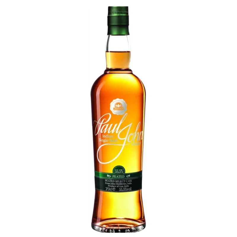 PERSONALISED PAUL JOHN INDIAN MALT PEATED WHISKY 55.5% 700ML