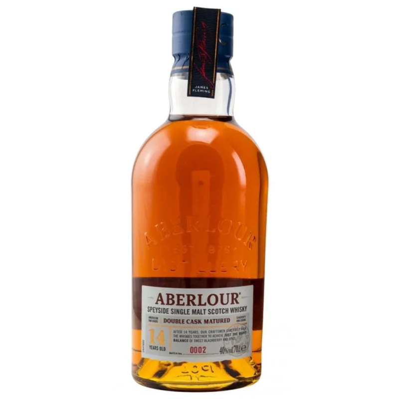PERSONALISED ABERLOUR 14 YEAR OLD DOUBLE CASK MATURED SINGLE MALT 40% 700ML
