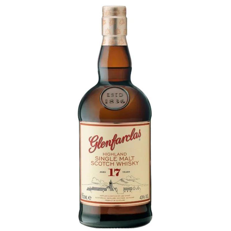 GLENFARCLAS 17 YEAR OLD HIGHLAND MALT 43% 700ML