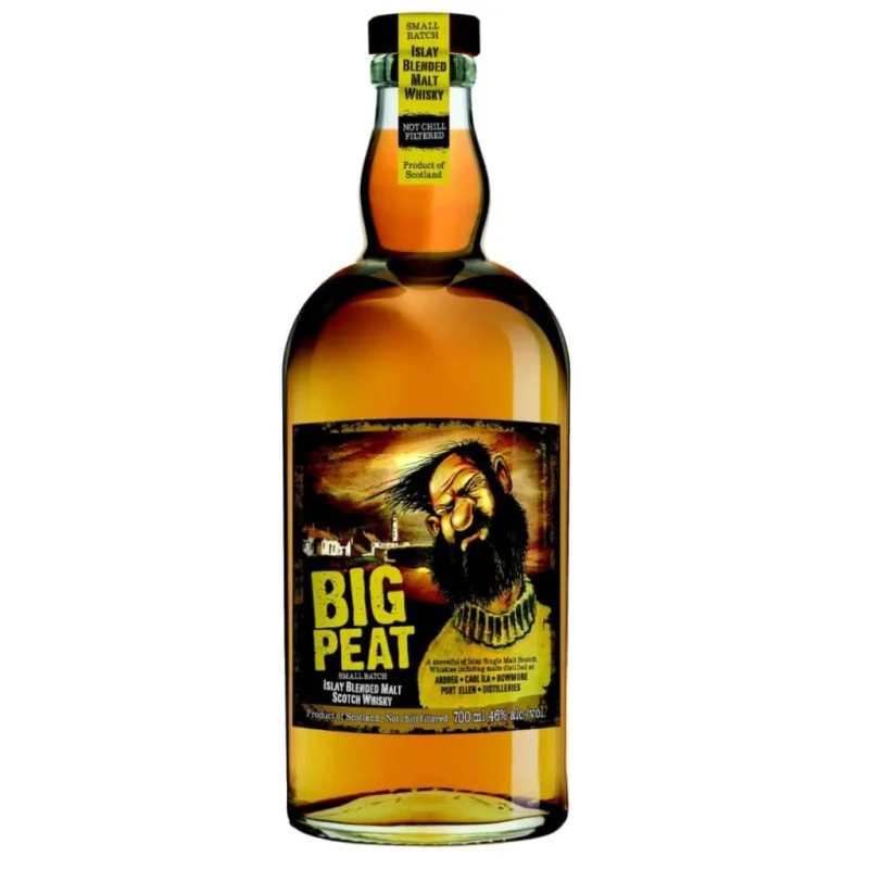 PERSONALISED BIG PEAT ISLAY BLENDED MALT SCOTCH WHISKY 46% 700ML