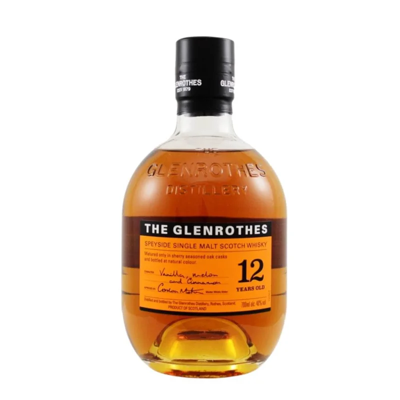 The Glenrothes 12 Year Old Single Malt Scotch Whisky 40% 700ml