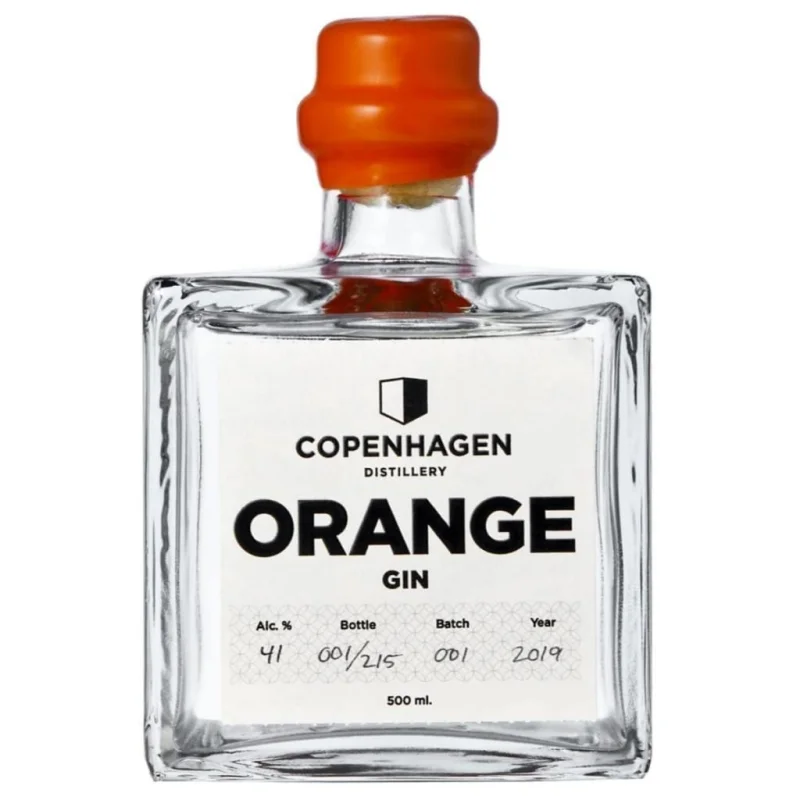 COPENHAGEN ORANGE ORGANIC GIN 41% 500ML