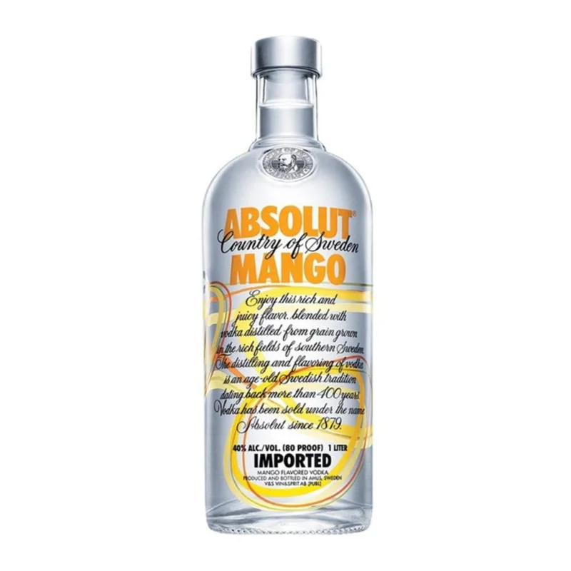 ABSOLUT MANGO VODKA 40% 1LT