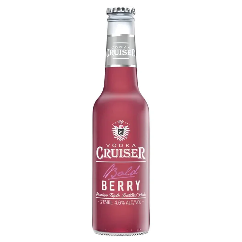 Vodka Cruiser Cruiser Bold Berry 4.6% 275ml (4 Pack)