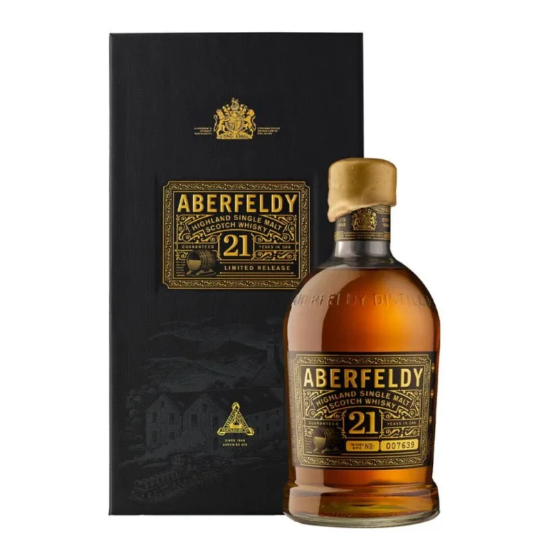 Aberfeldy 21 Year Old Madeira Cask Single Malt Scotch Whisky 40% 700ml