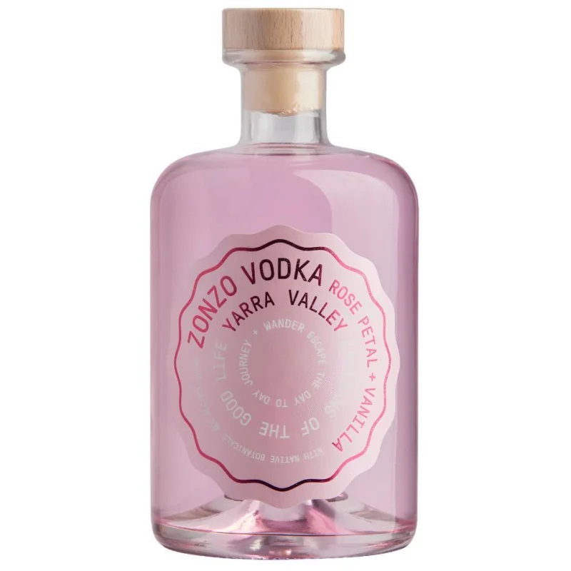 Zonzo Estate Rose Petal and Vanilla Vodka 40% 500ml