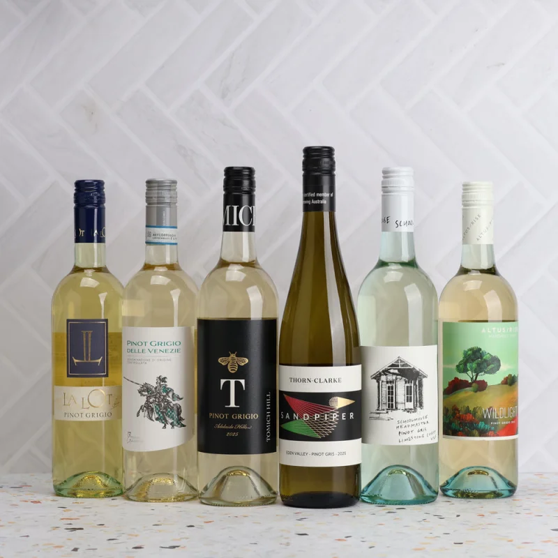 Pinot Gris Vs Grigio 6 Pack – Valued at $199