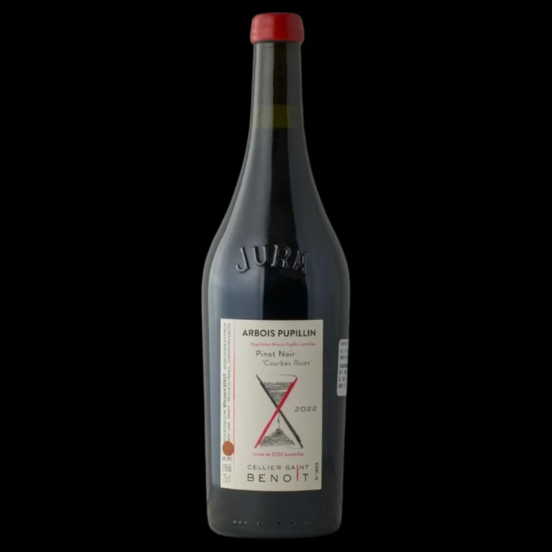 Cellier Saint Benoit Arbois Pupillin Courbes Raies Pinot Noir 2023