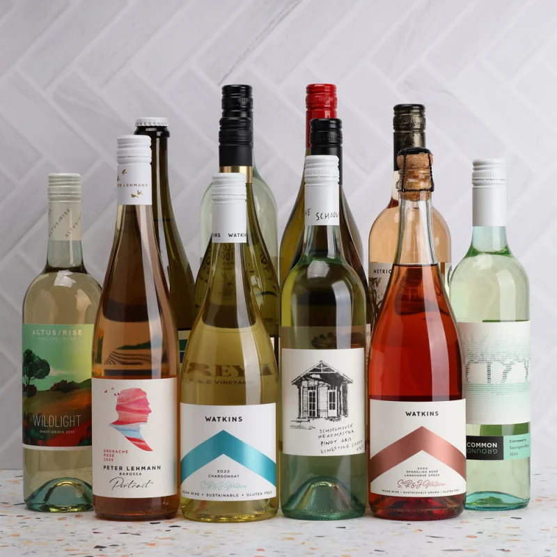 The Ready-for-Anything Dozen Featuring Sparkling, Rose & Fresh Whites Valued at $360