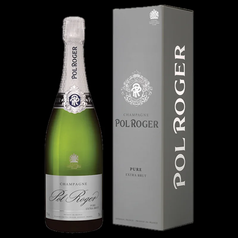 NV Pol Roger Pure Extra Brut NV Gift Box