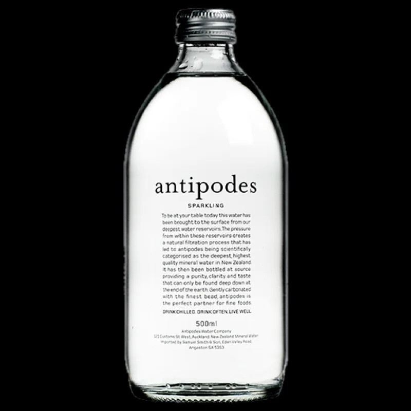 Antipodes Sparkling Water 12x500ml 12 Pack
